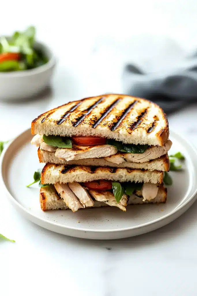 Grilled Chicken Panini Sandwich