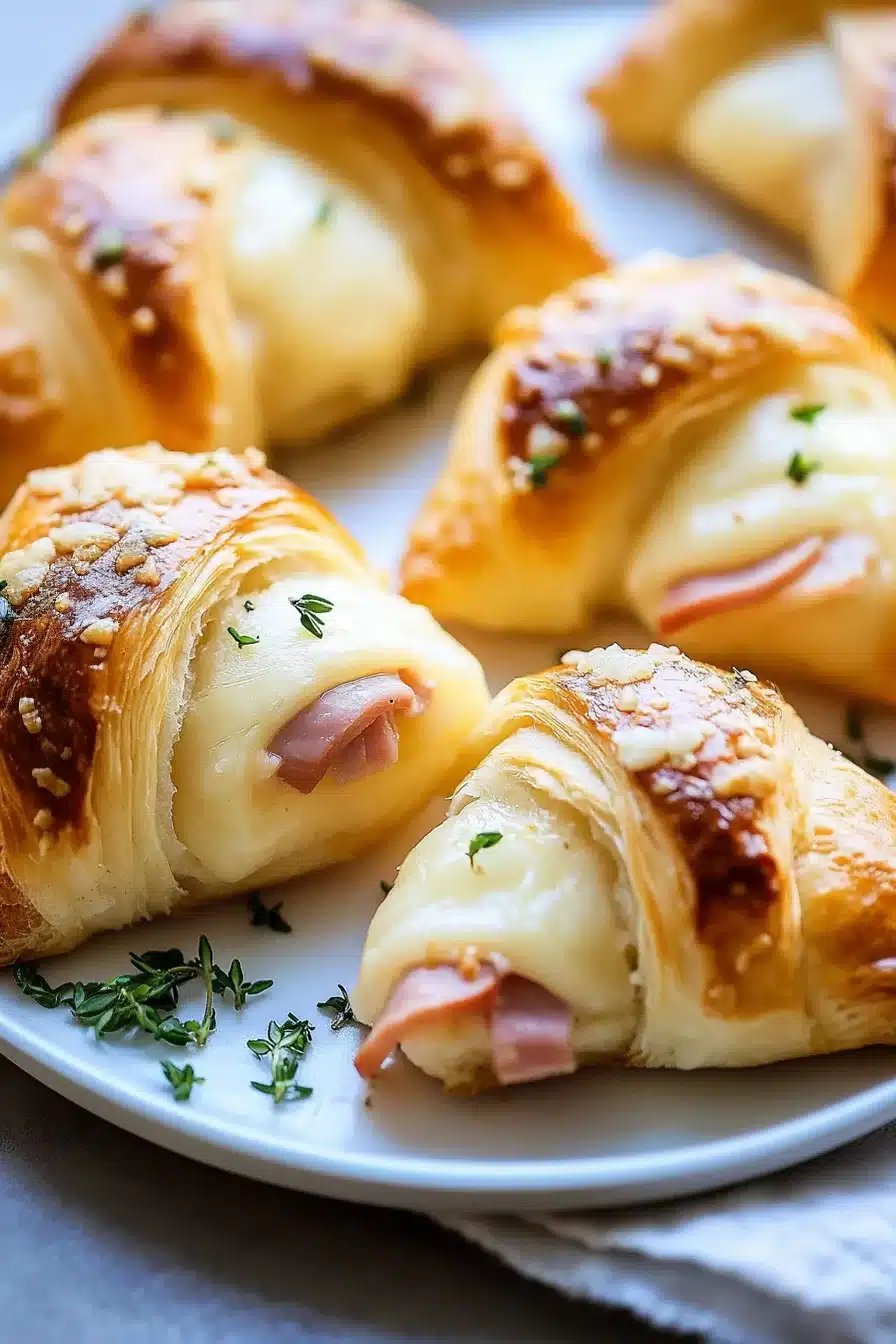Ham and Cheese Crescent Rolls