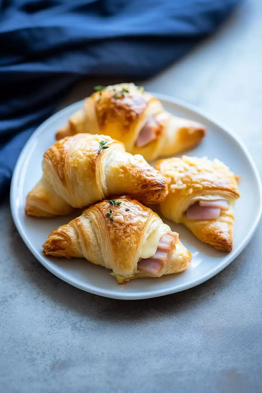 Ham and Cheese Crescent Rolls