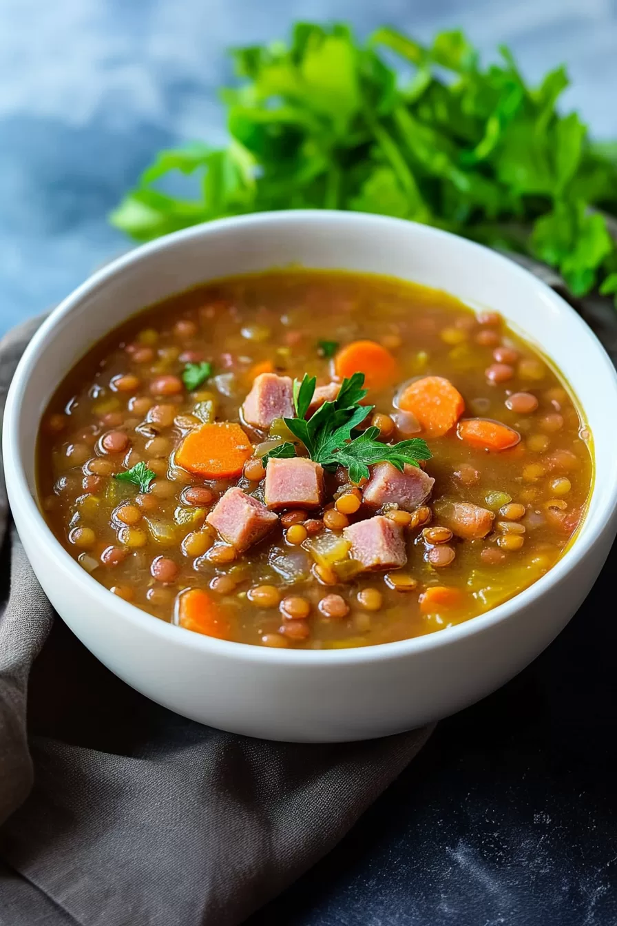 Ham and Lentil Soup