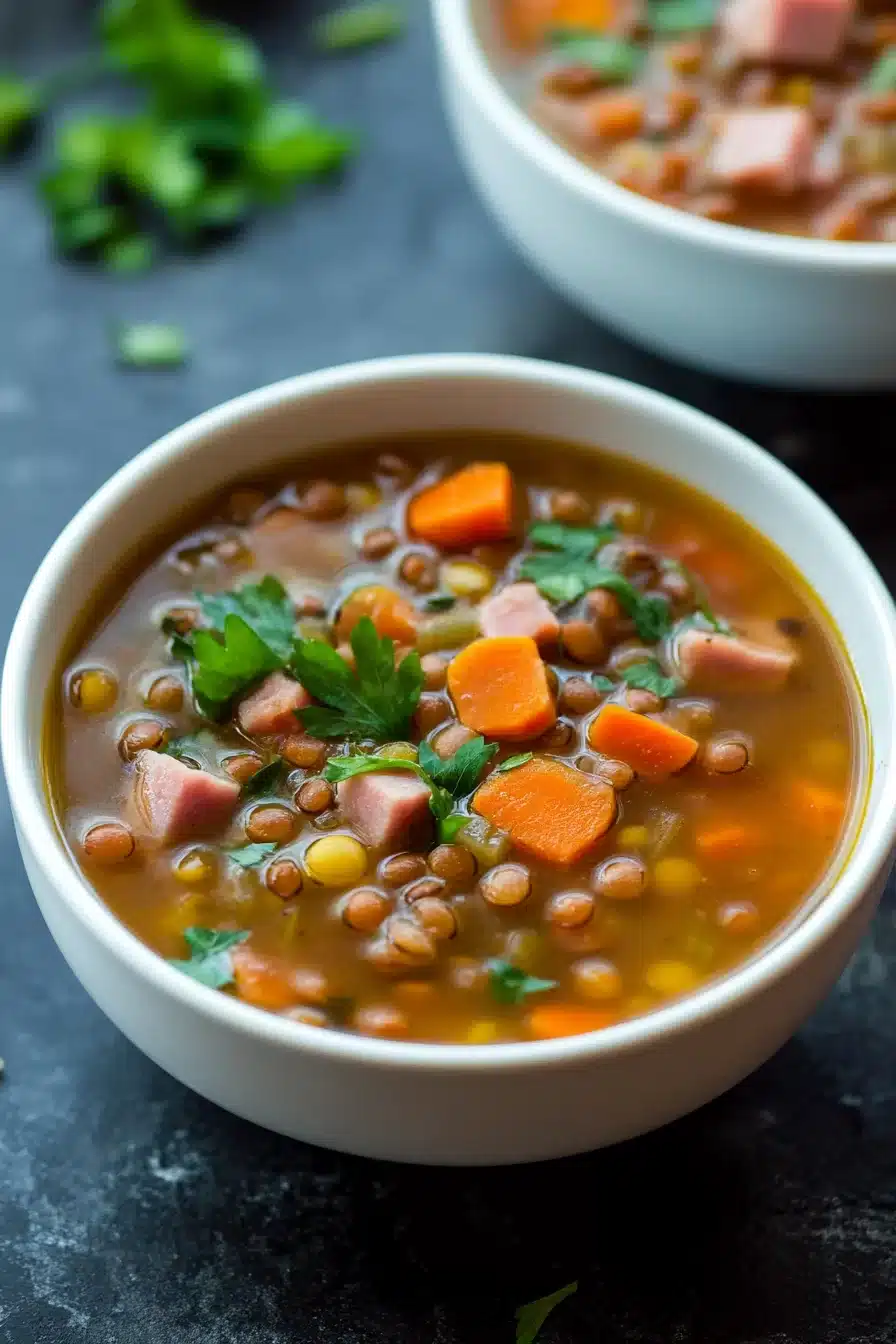 Ham and Lentil Soup