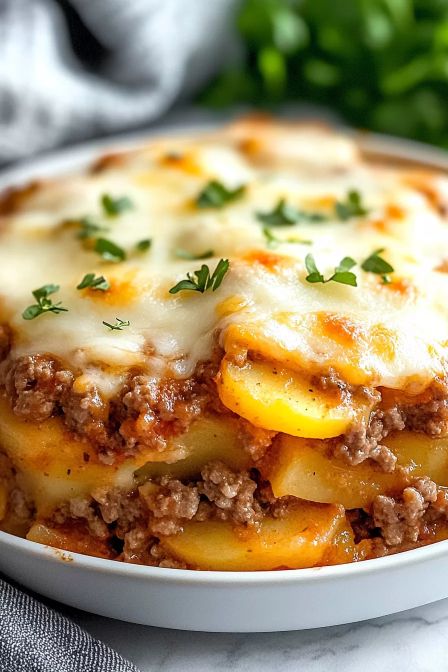 Hamburger Potato Casserole