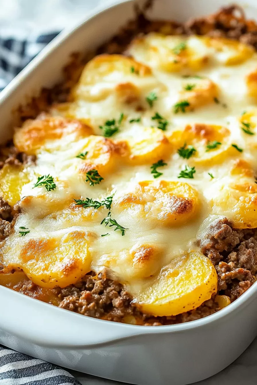 Hamburger Potato Casserole