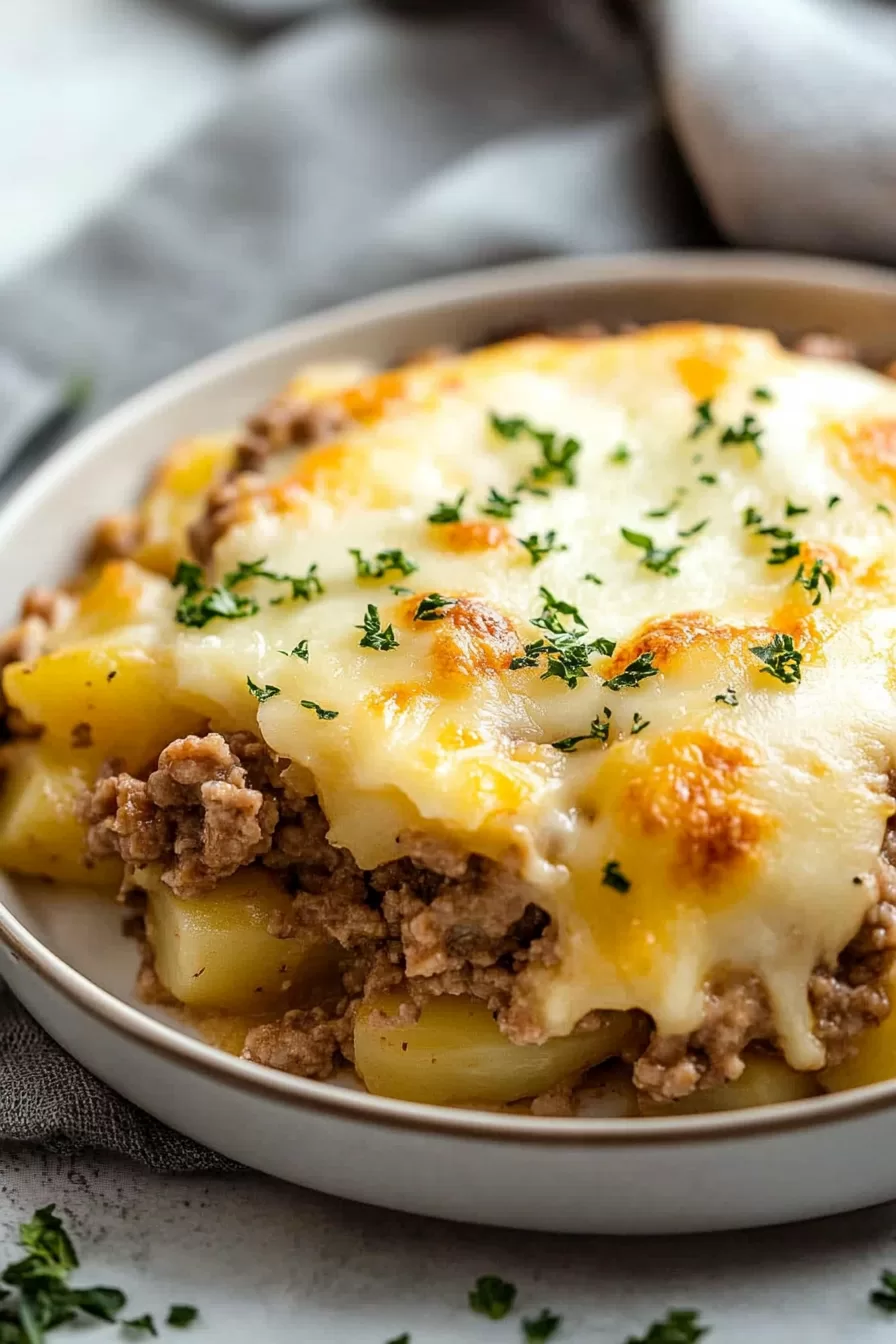 Hamburger Potato Casserole