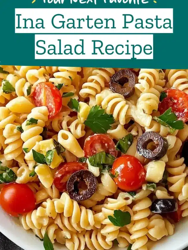 Ina Garten Pasta Salad Recipe