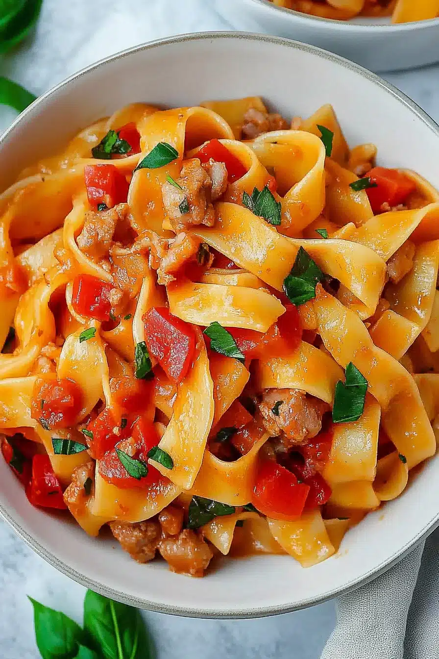 Italian Drunken Noodles
