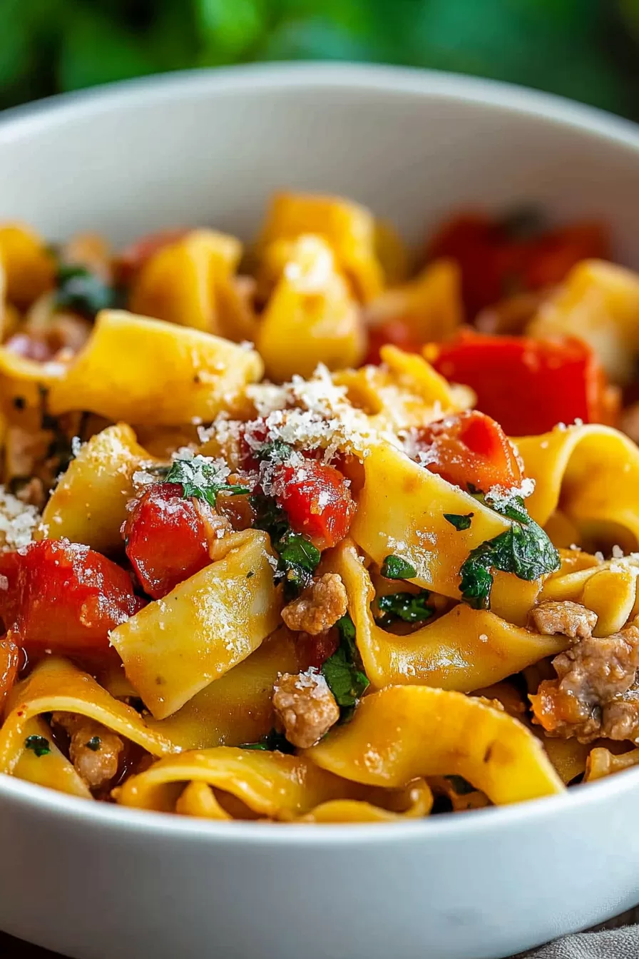 Italian Drunken Noodles