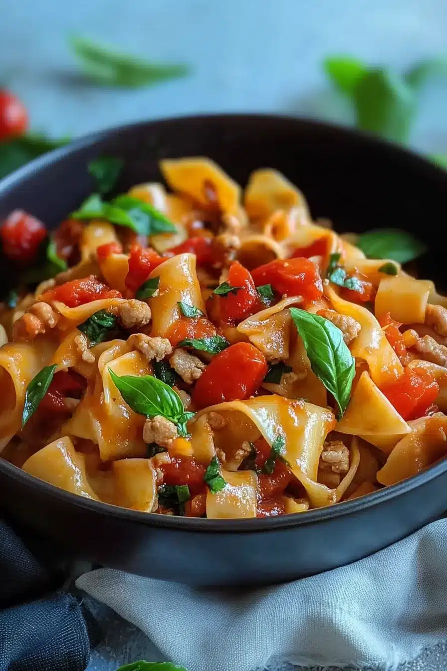 Italian Drunken Noodles