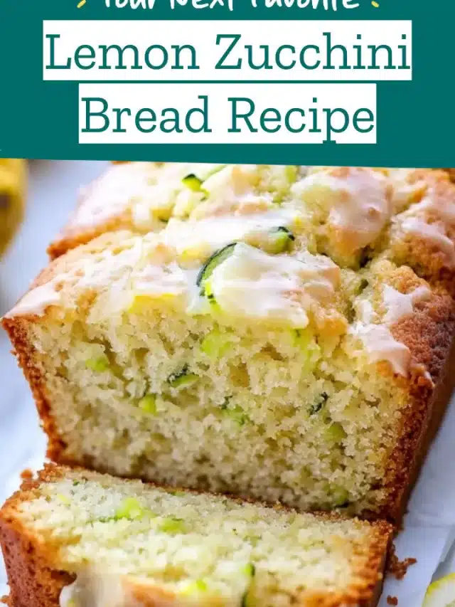 Lemon Zucchini Bread Recipe