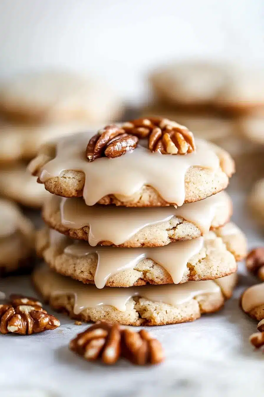Maple Cookies with Maple Icing