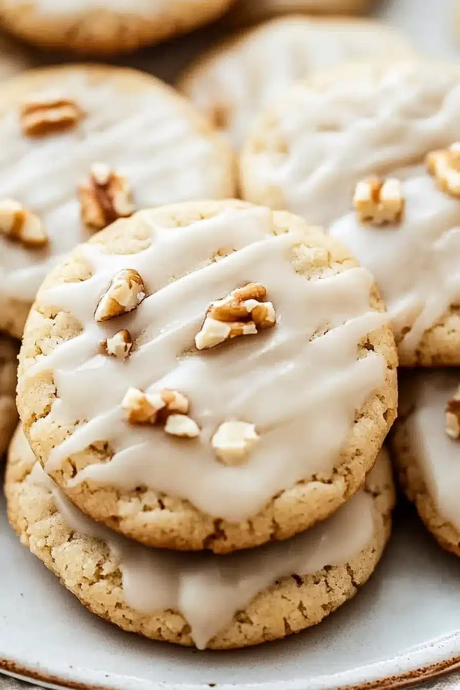Maple Cookies with Maple Icing