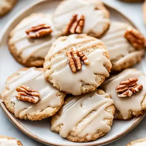 Maple Cookies with Maple Icing