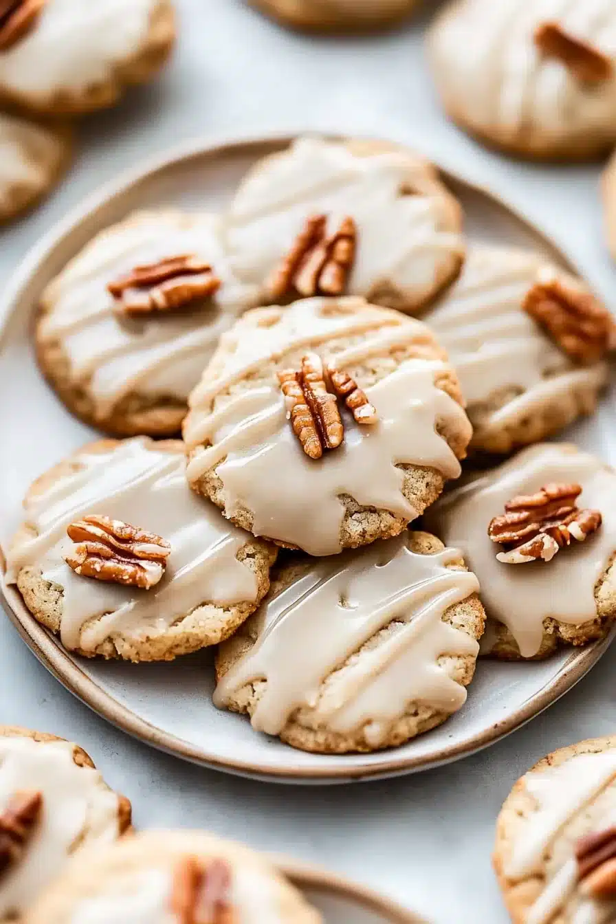 Maple Cookies with Maple Icing