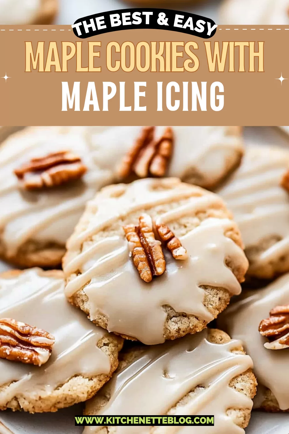 Maple Cookies with Maple Icing