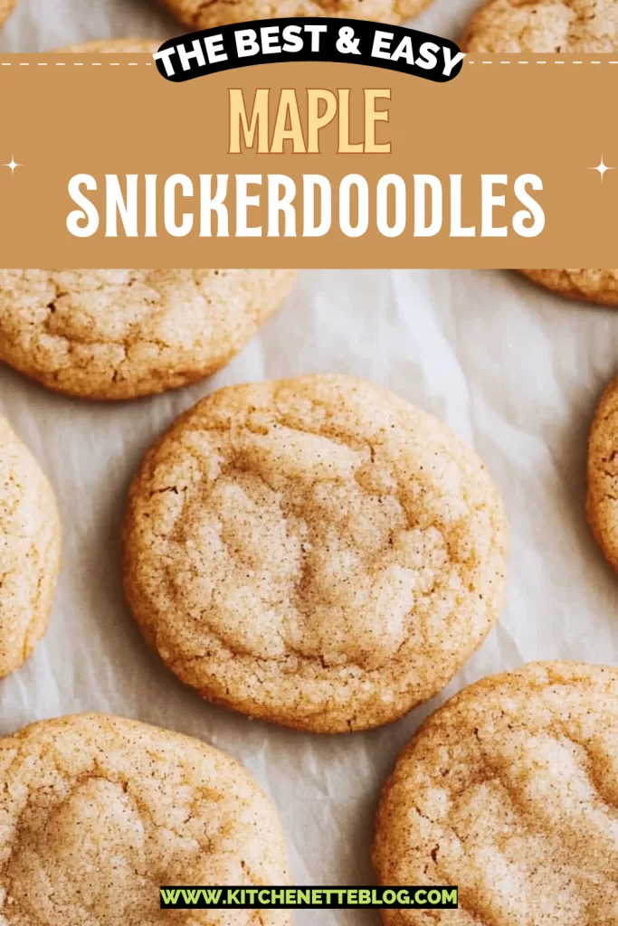 Maple Snickerdoodles