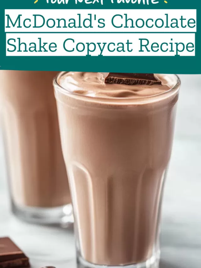 McDonald’s Chocolate Shake Copycat Recipe