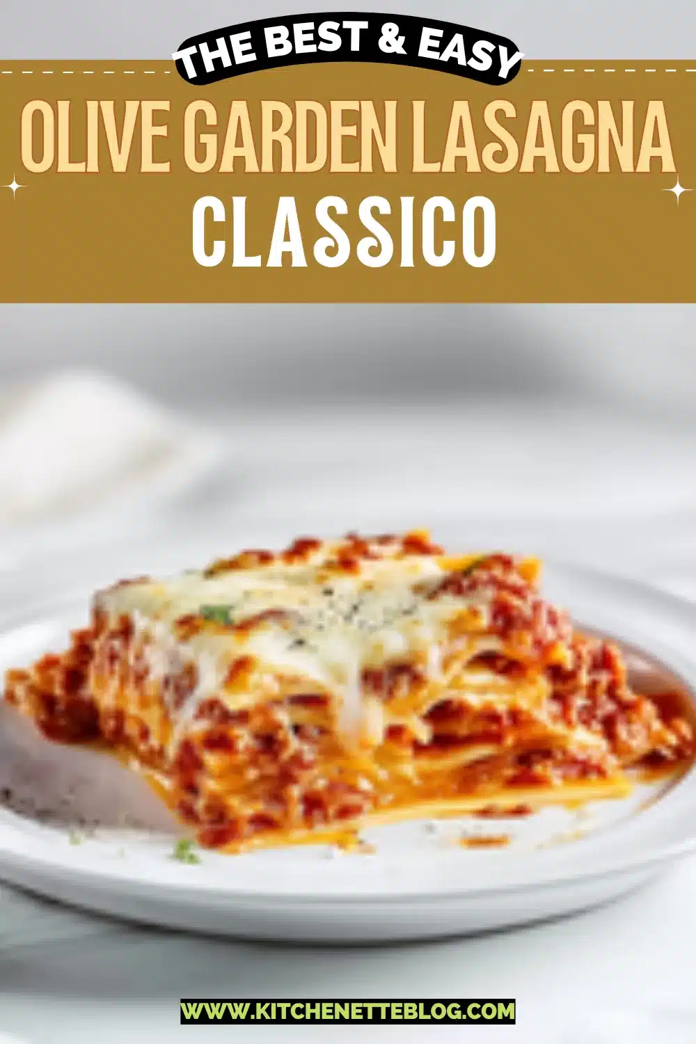 Olive Garden Lasagna Classico