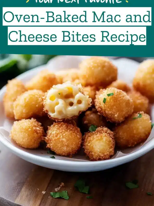 Oven-Baked Mac and Cheese Bites Recipe