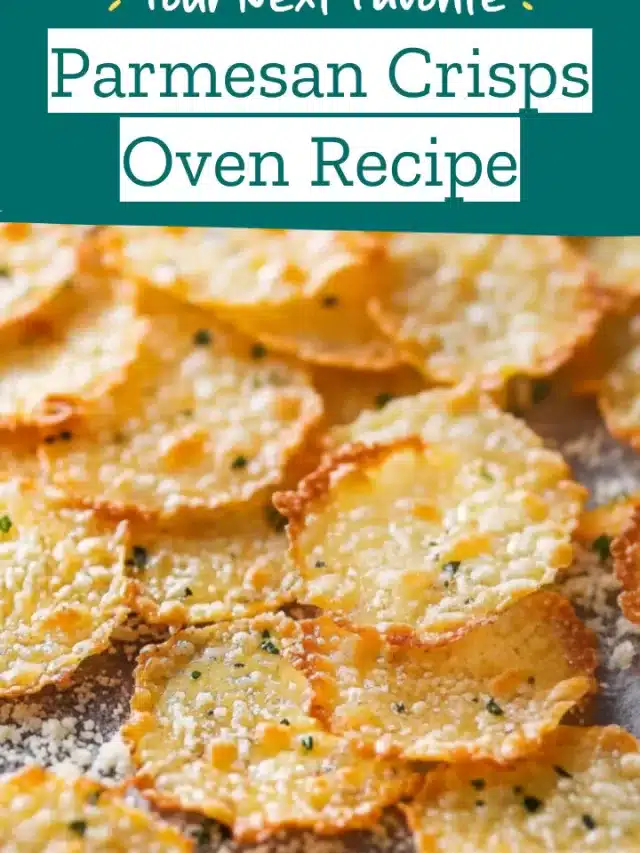 Parmesan Crisps Oven Recipe