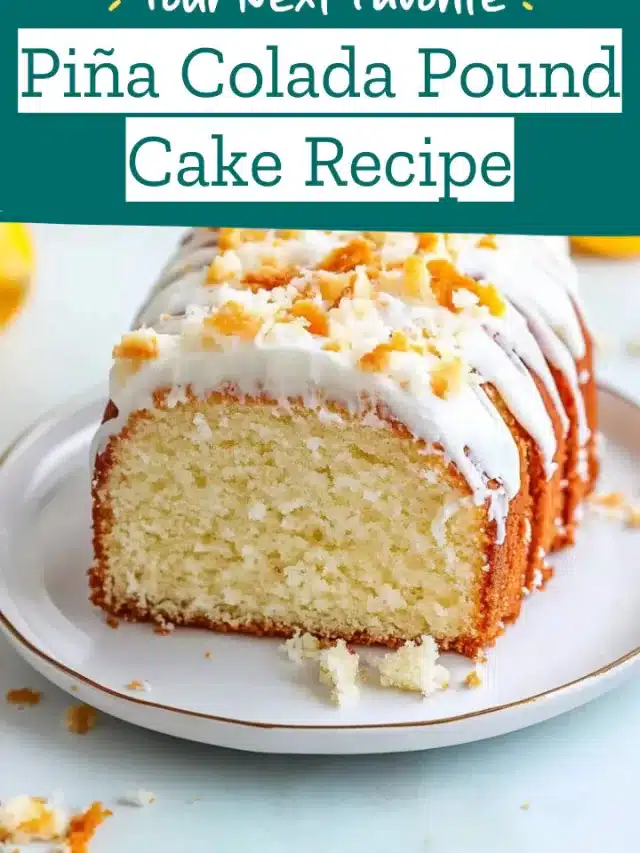 Piña Colada Pound Cake Recipe