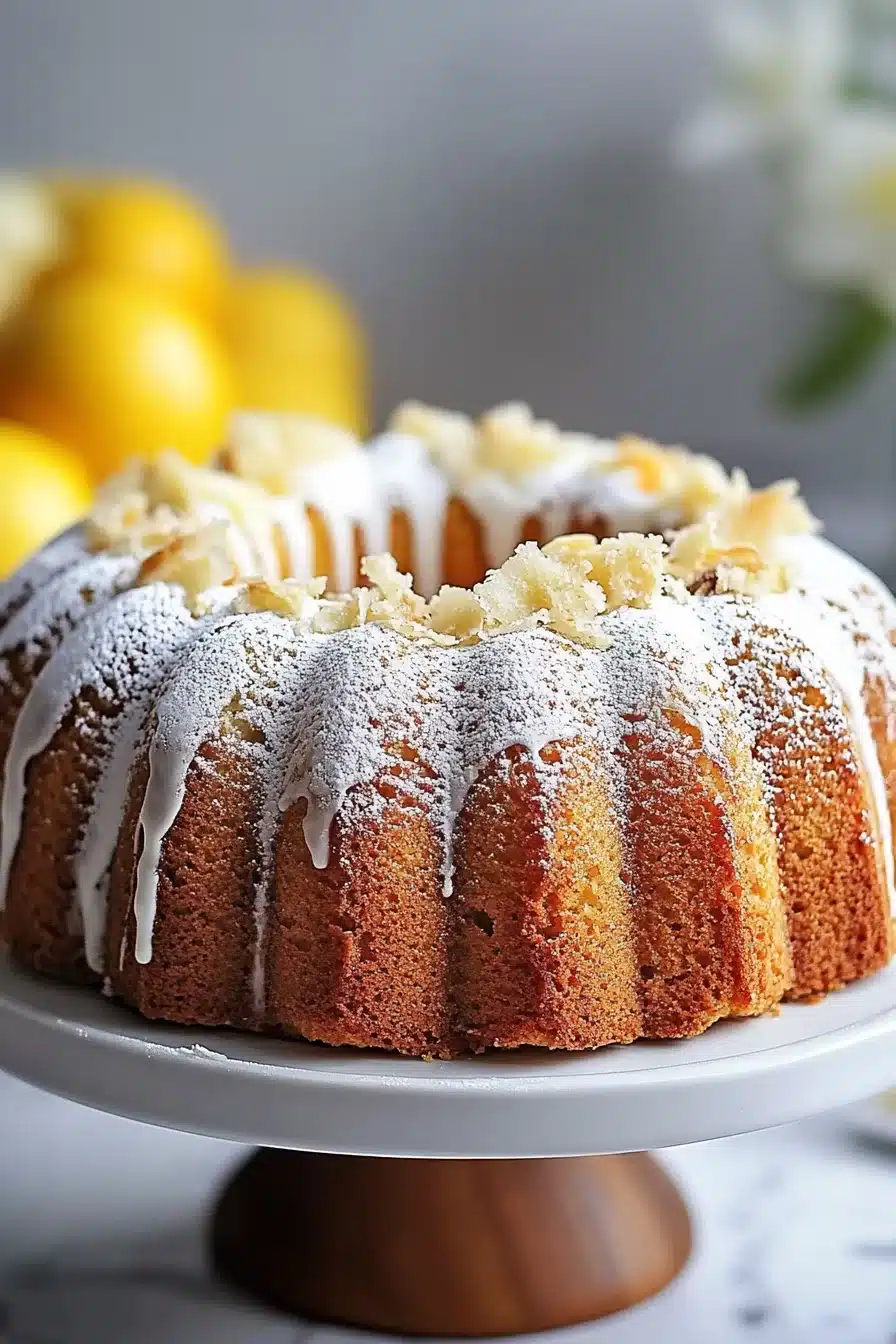 Piña Colada Pound Cake