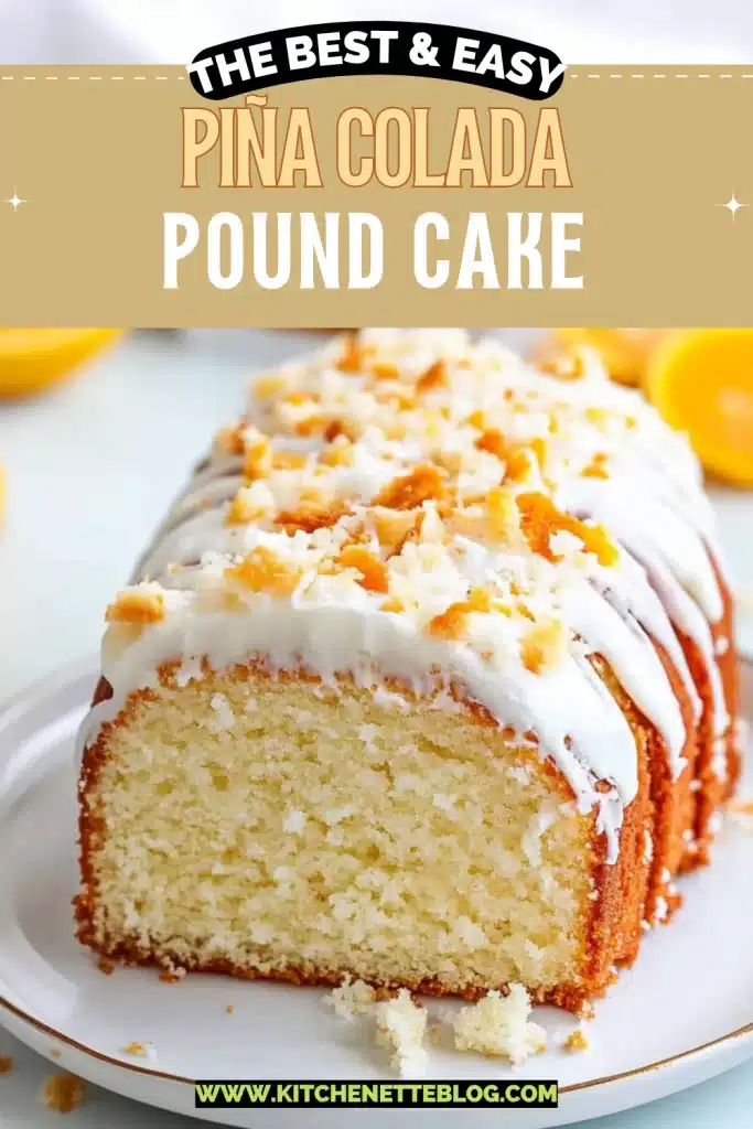Piña Colada Pound Cake