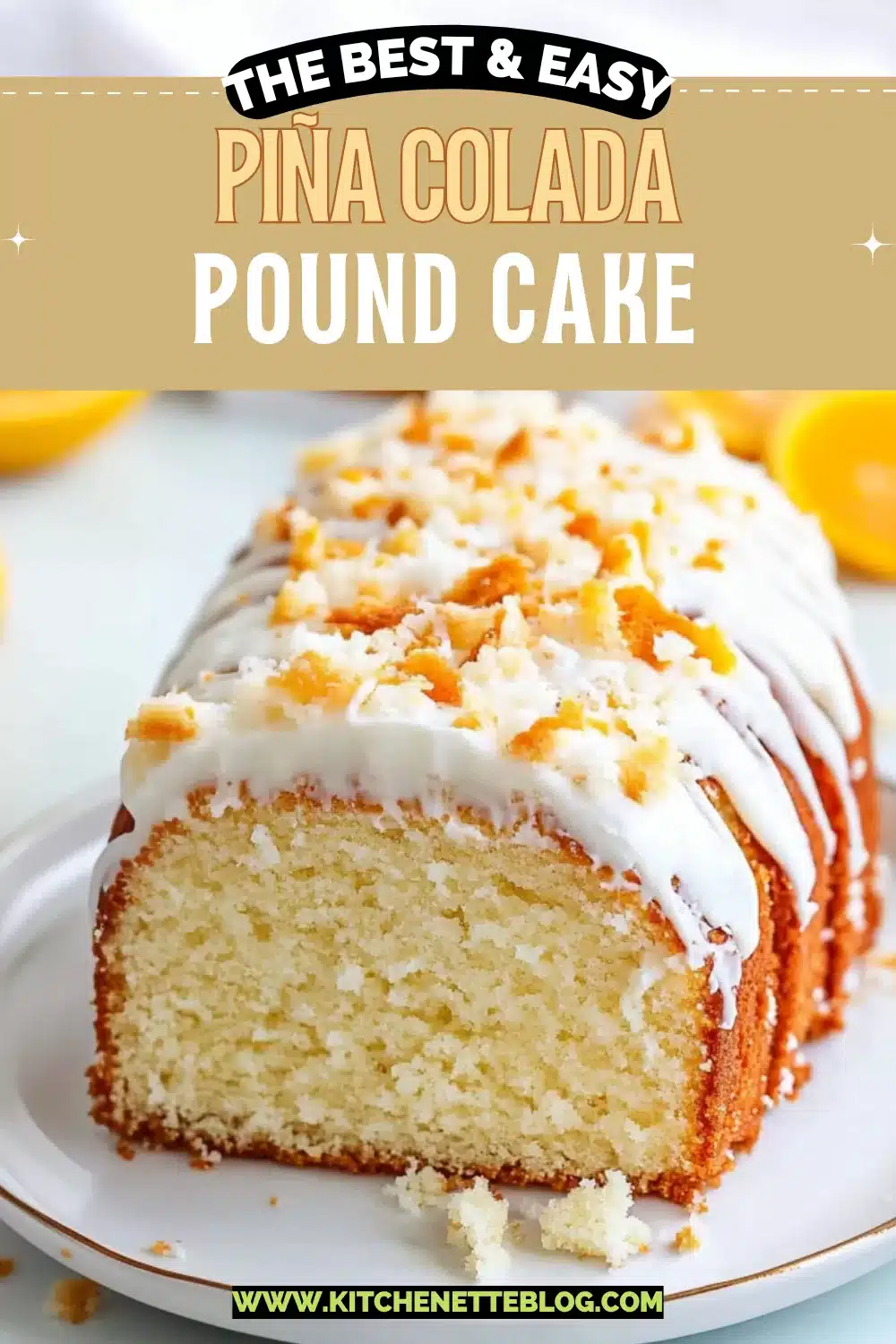 Piña Colada Pound Cake