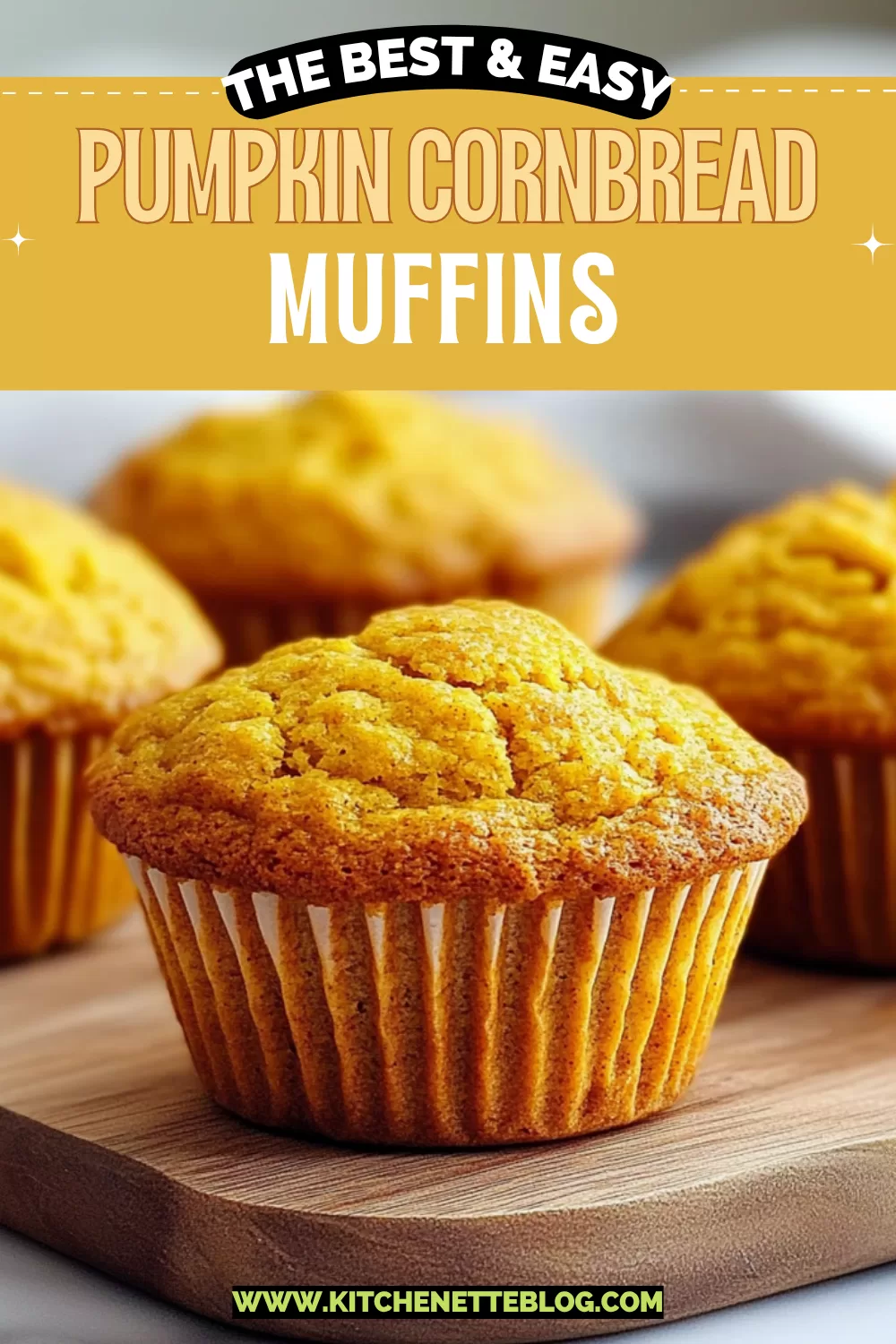 Pumpkin Cornbread Muffins