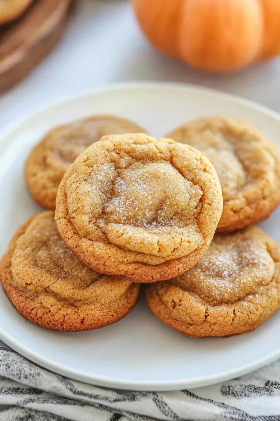 Pumpkin Snickerdoodle Cookies
