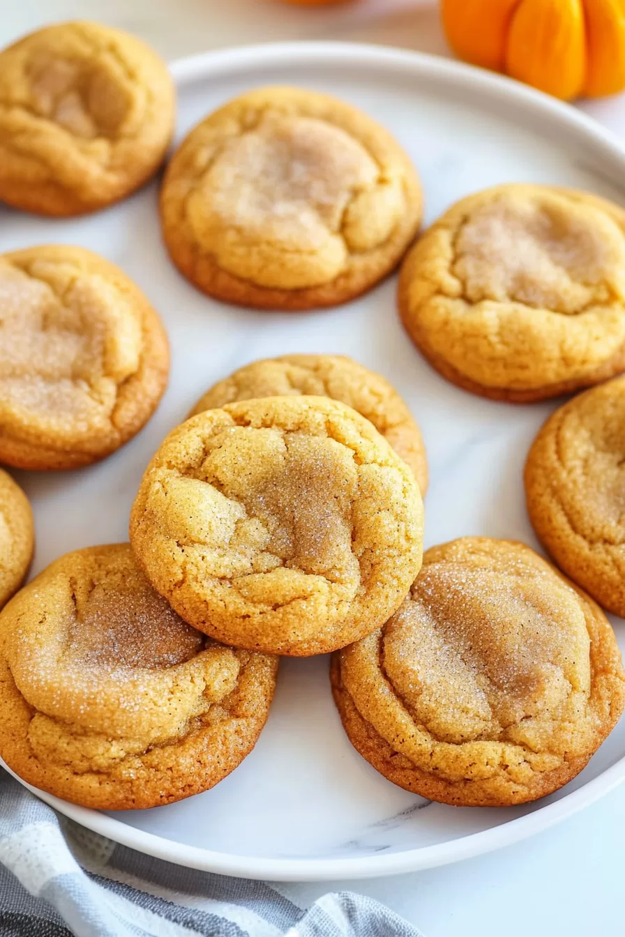 Pumpkin Snickerdoodle Cookies