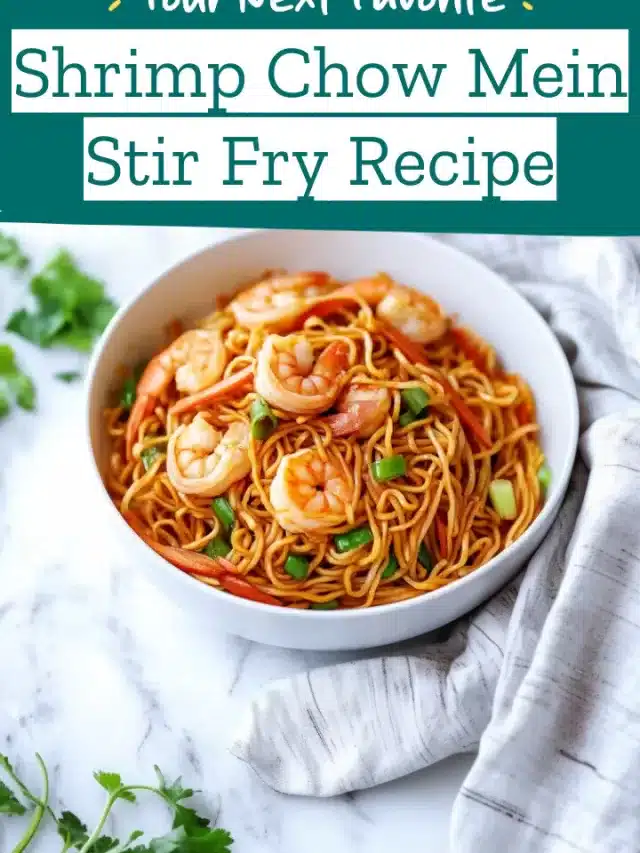Shrimp Chow Mein Stir Fry Recipe