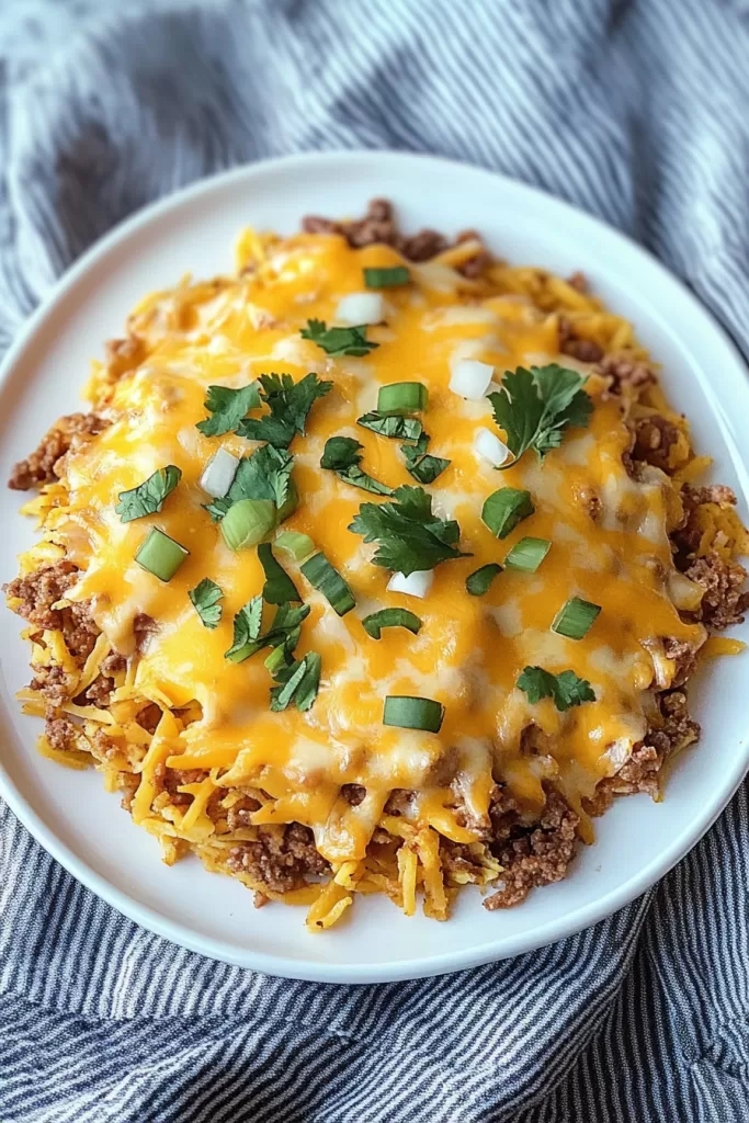 Taco Hashbrown Casserole