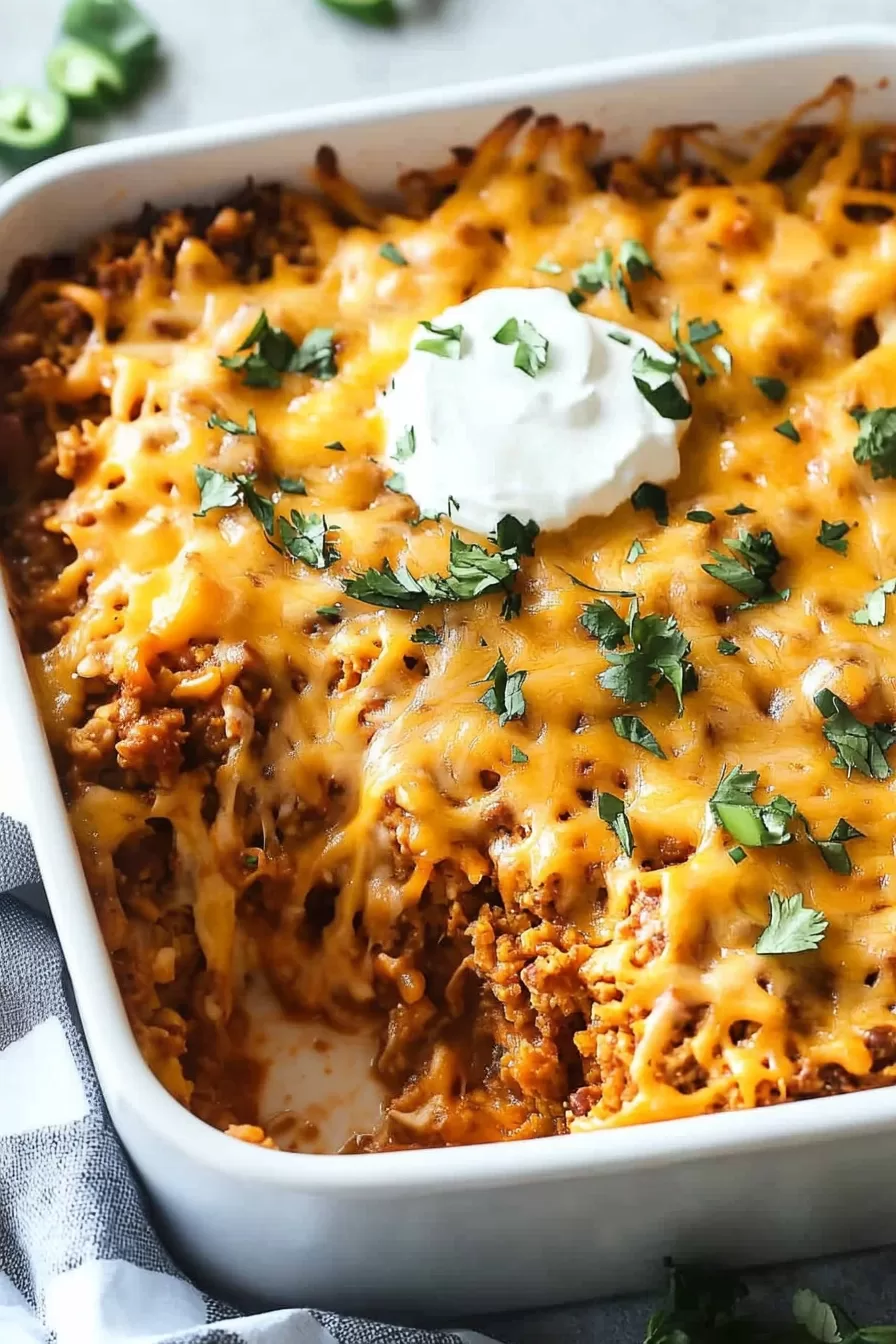 Taco Hashbrown Casserole