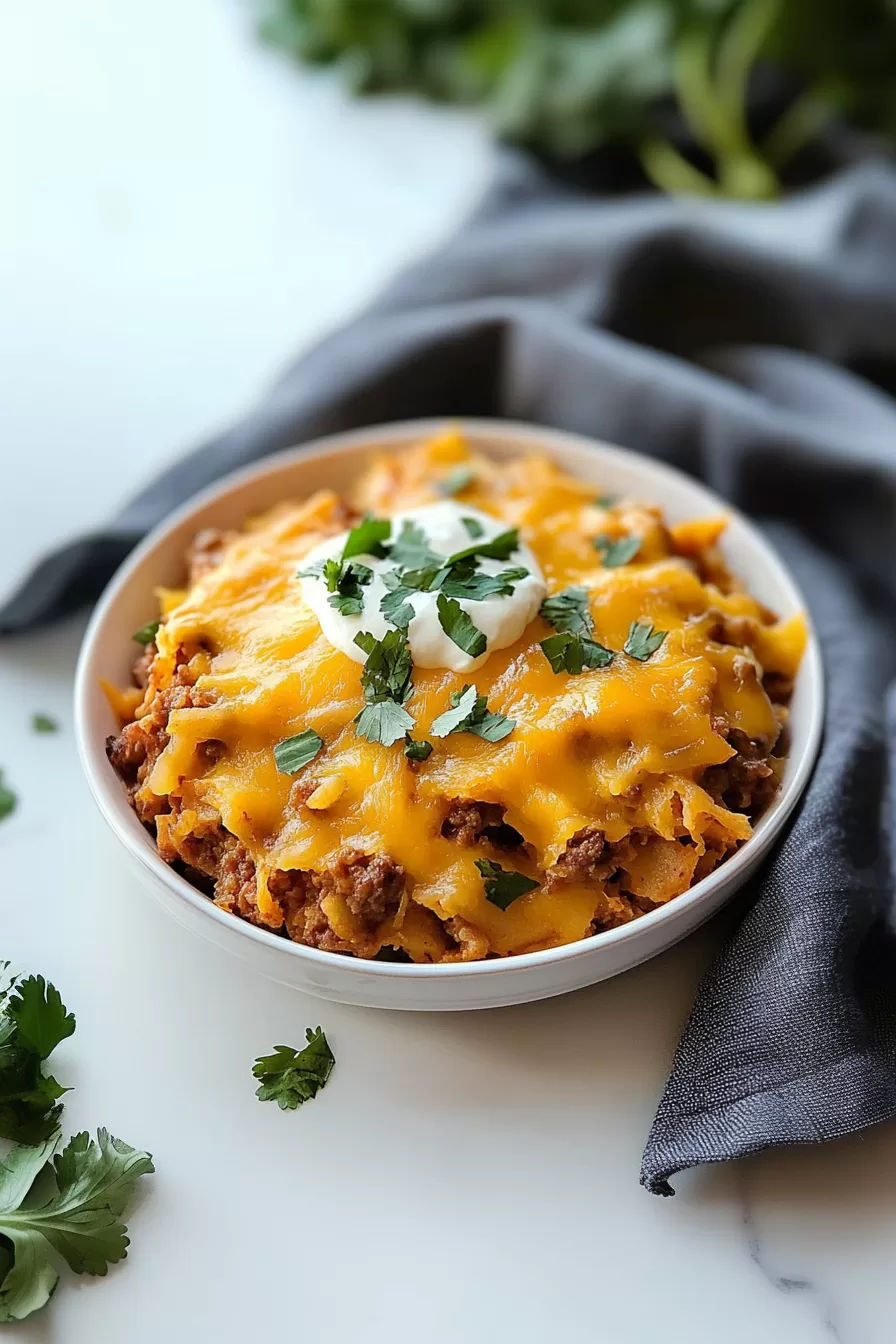 Taco Hashbrown Casserole