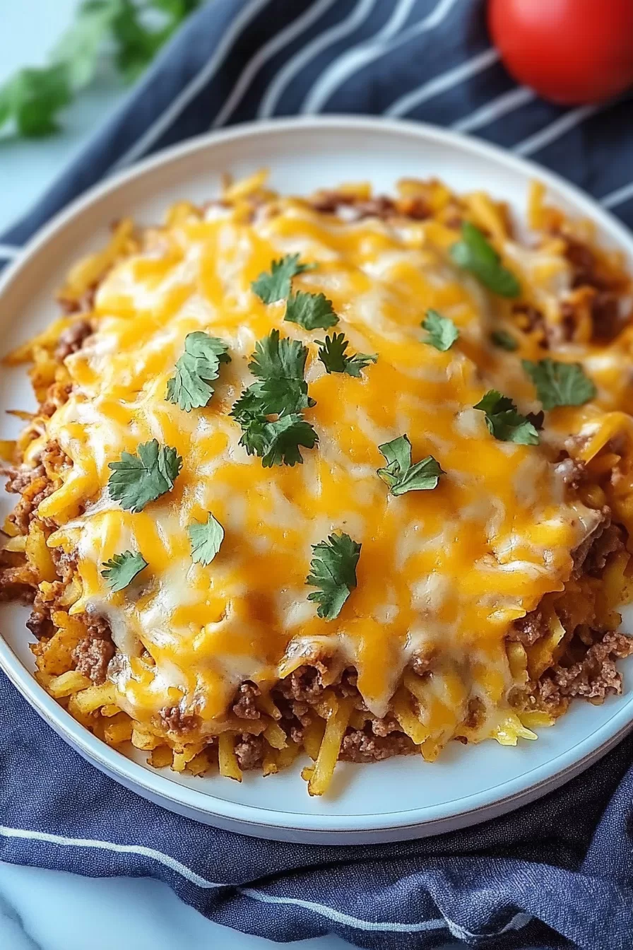 Taco Hashbrown Casserole