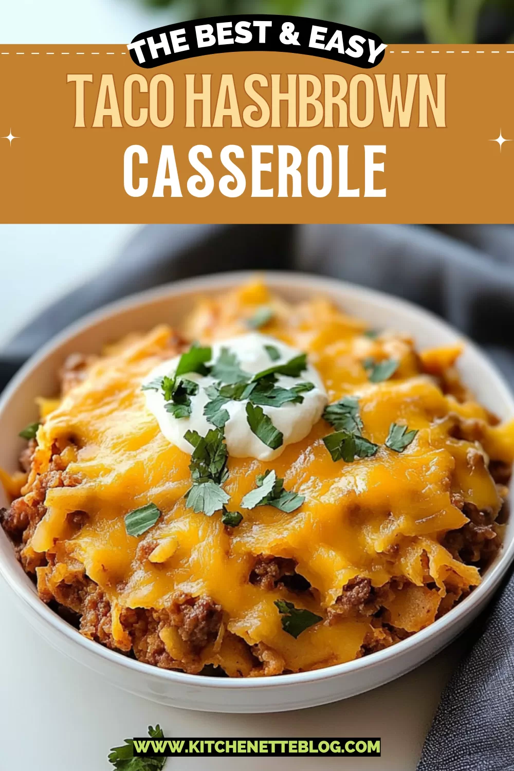 Taco Hashbrown Casserole