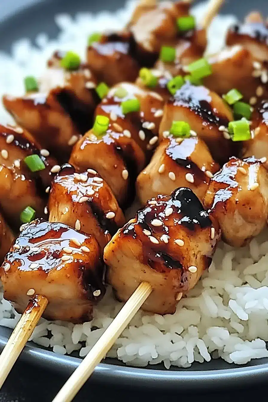 Teriyaki Chicken Skewers