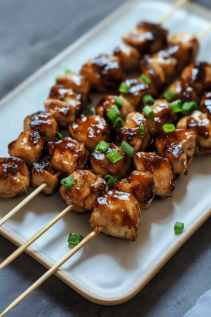 Teriyaki Chicken Skewers