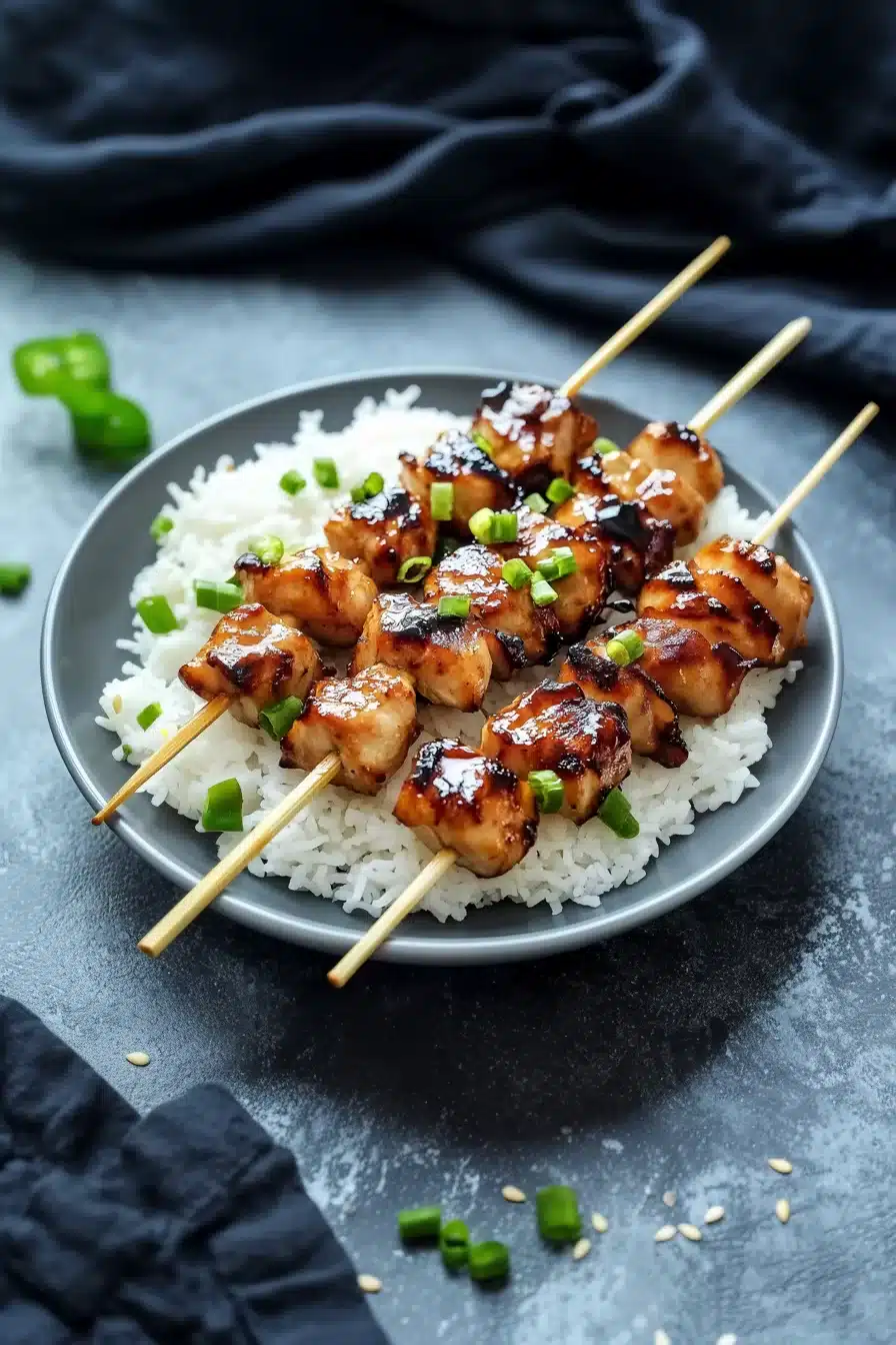 Teriyaki Chicken Skewers