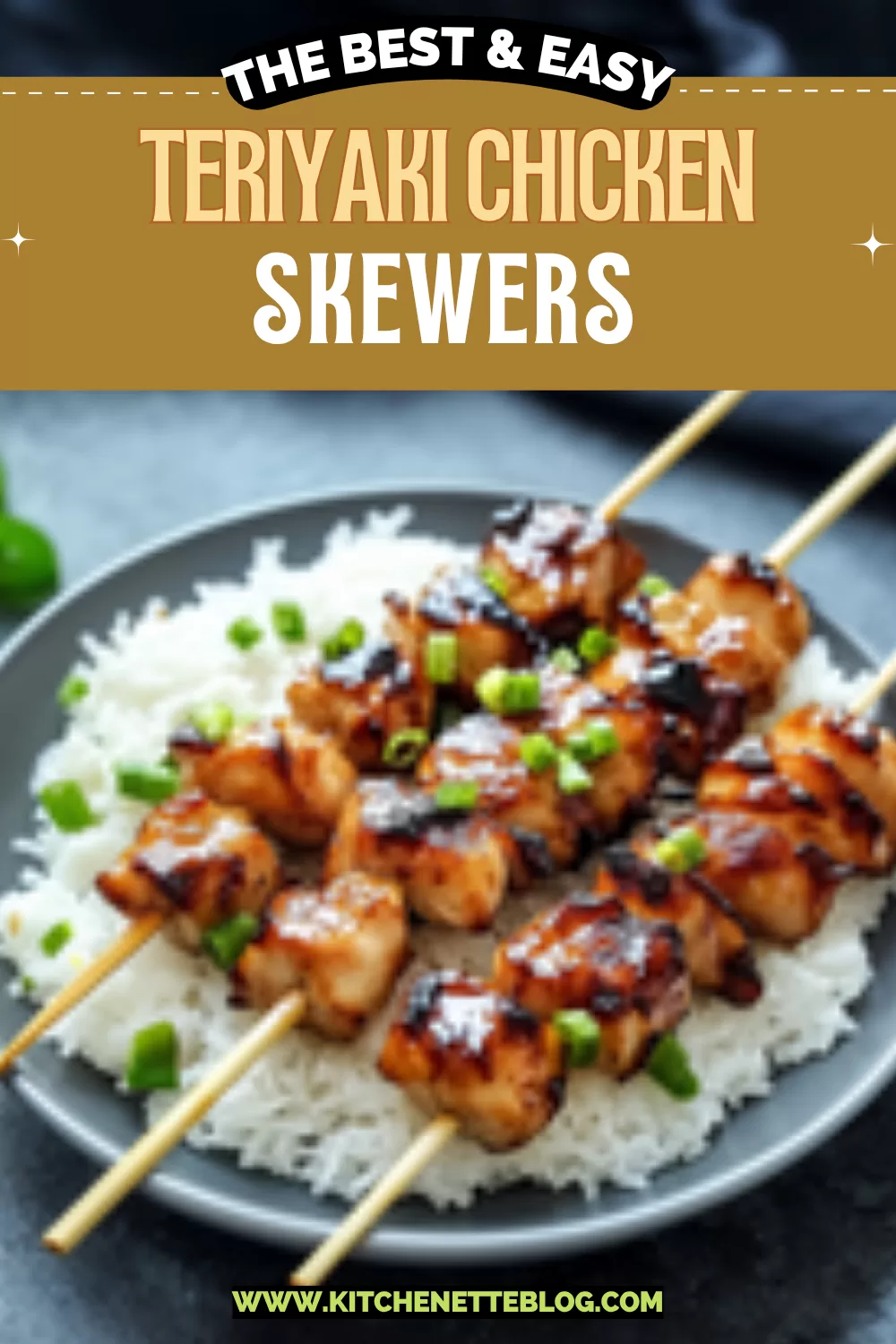 Teriyaki Chicken Skewers