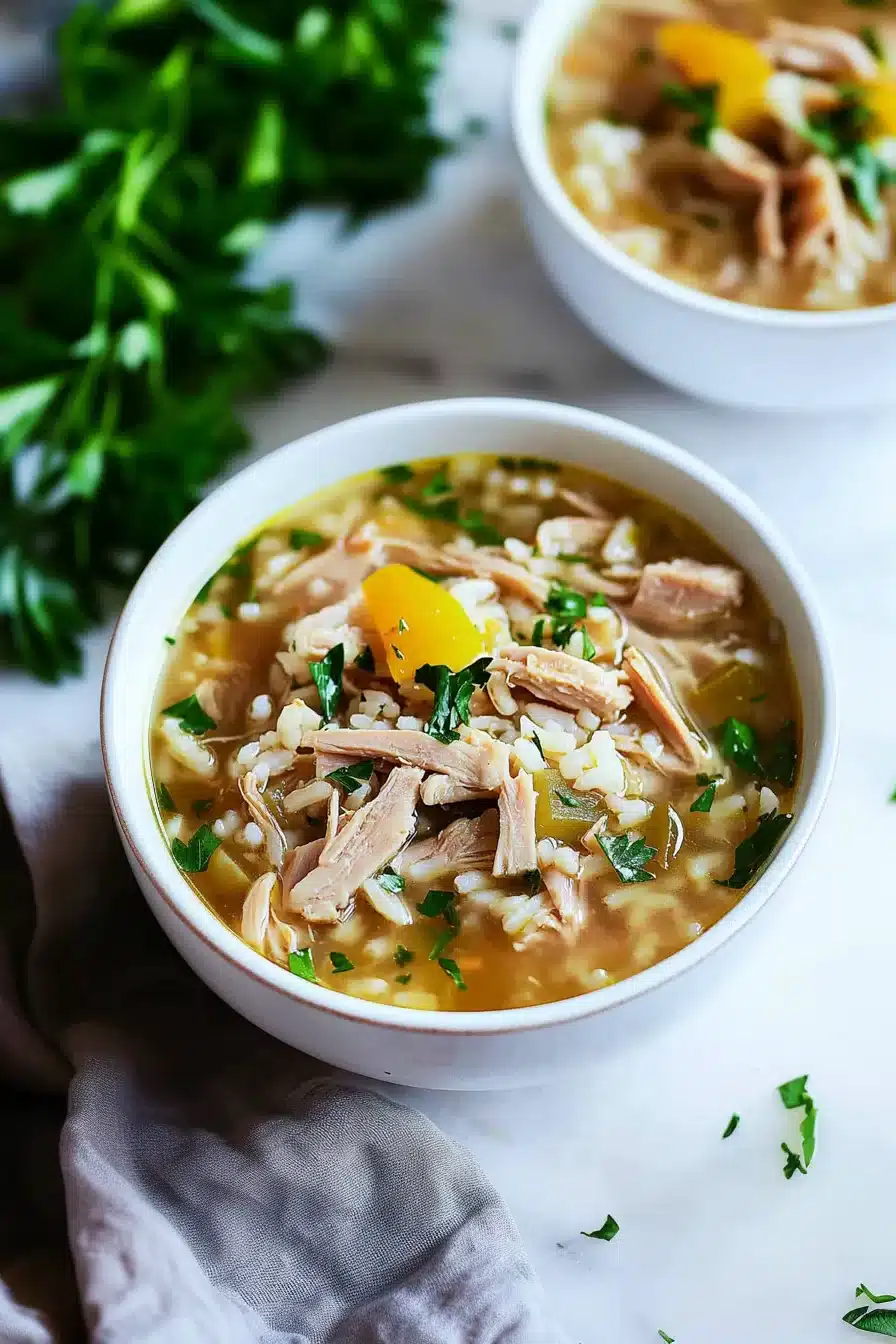 Turkey and Rice Soup