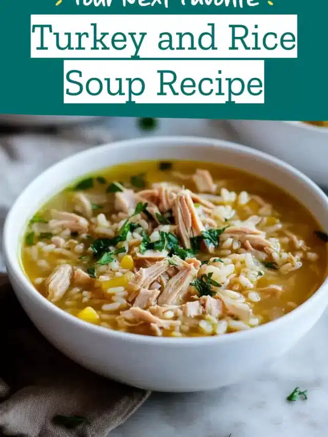 Turkey and Rice Soup Recipe