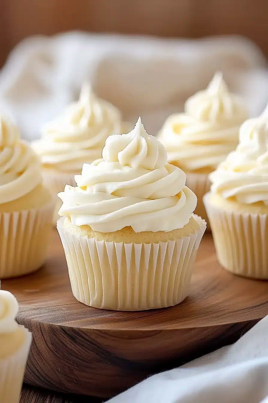 White Chocolate Cupcakes
