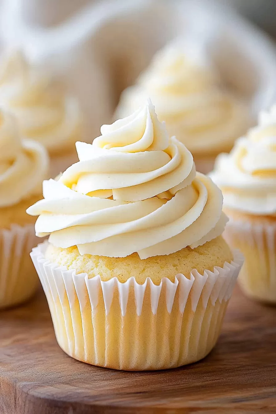 White Chocolate Cupcakes
