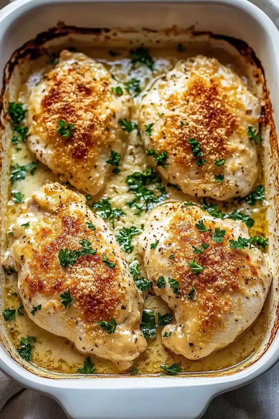 Baked Caesar Chicken