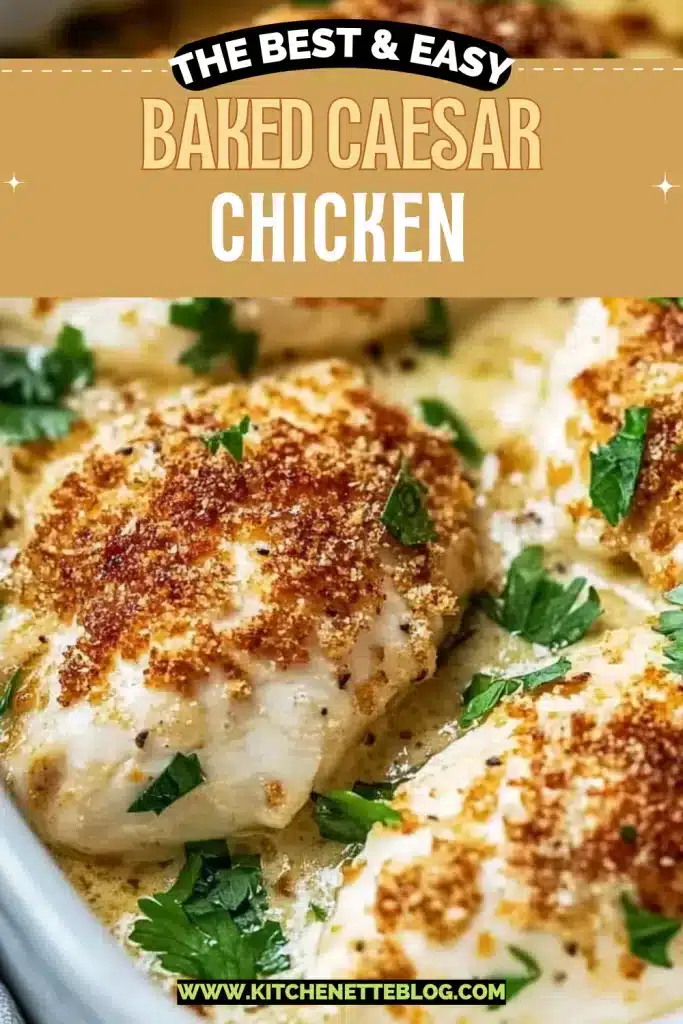 Baked Caesar Chicken