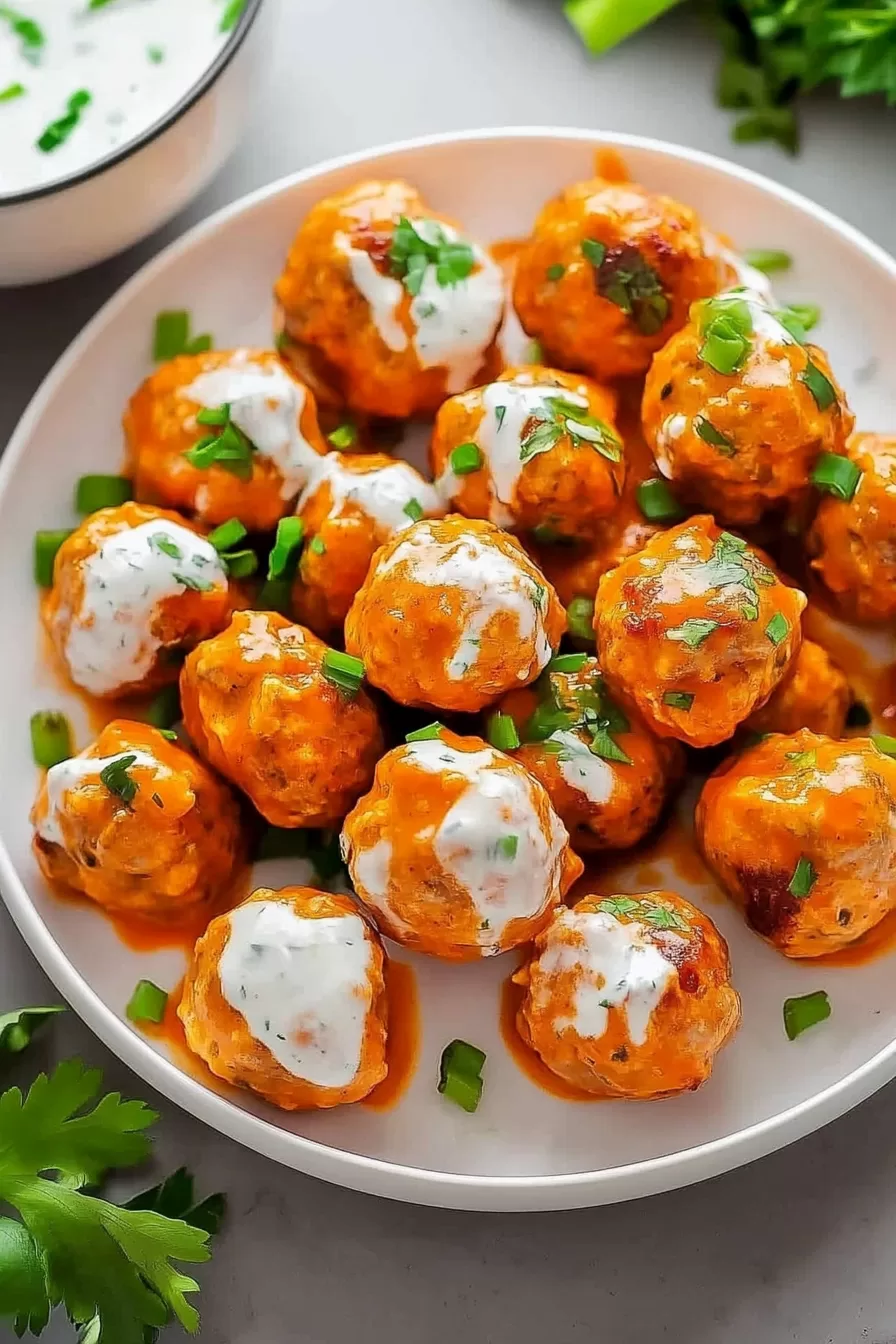 Buffalo Chicken Meatballs