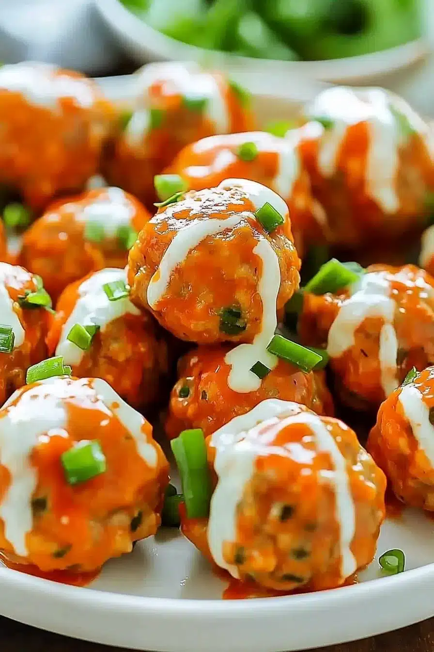 Buffalo Chicken Meatballs