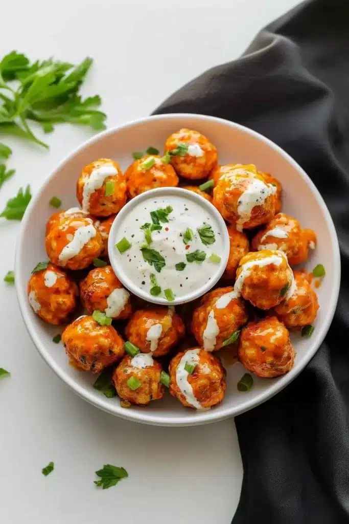 Buffalo Chicken Meatballs