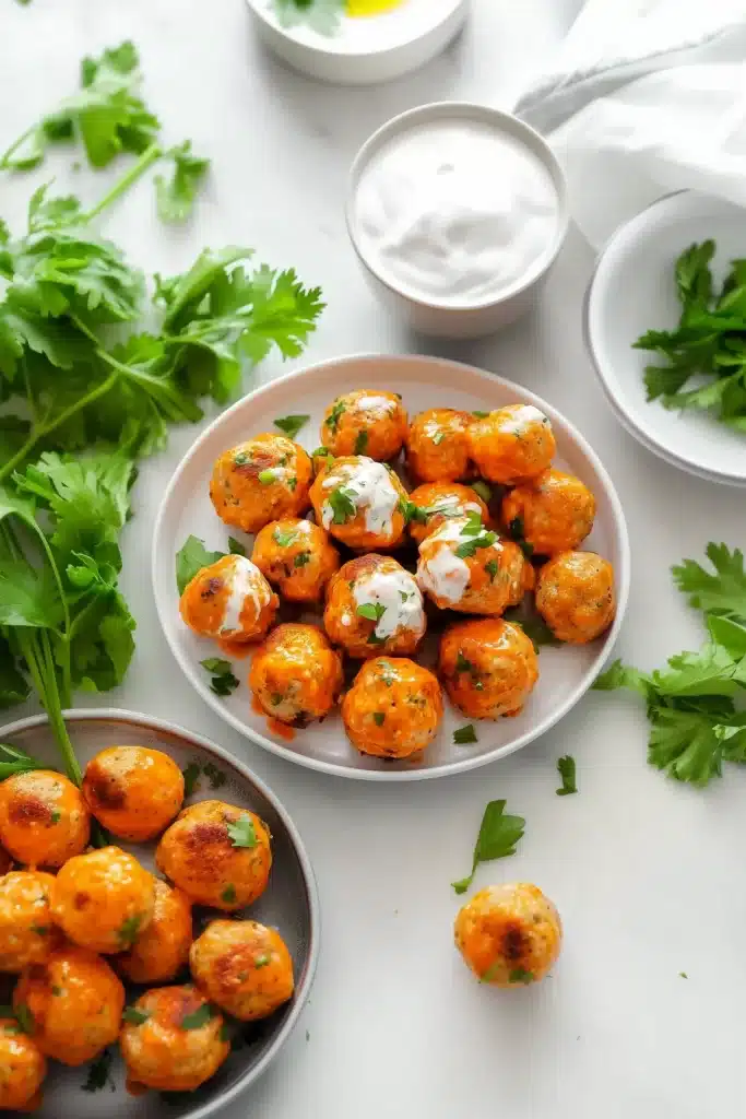 Buffalo Chicken Meatballs